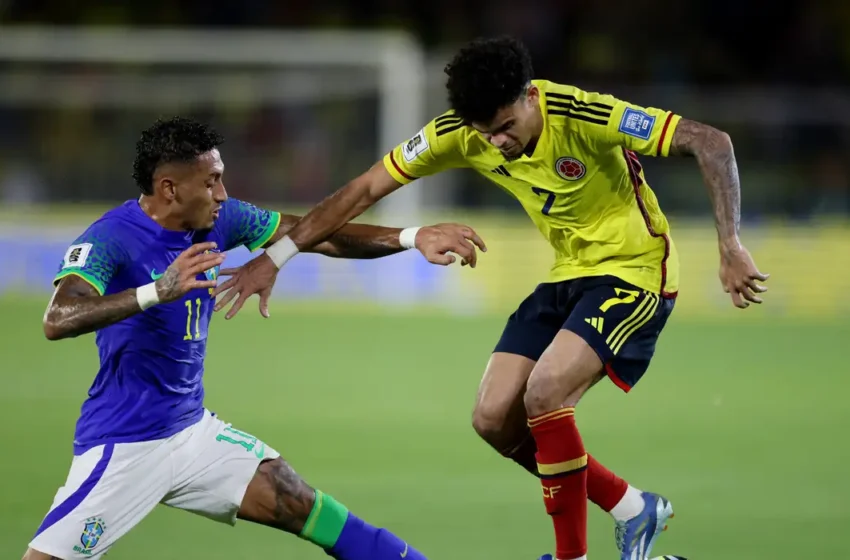  Brasil joga mal e perde para Colômbia em Barranquilla