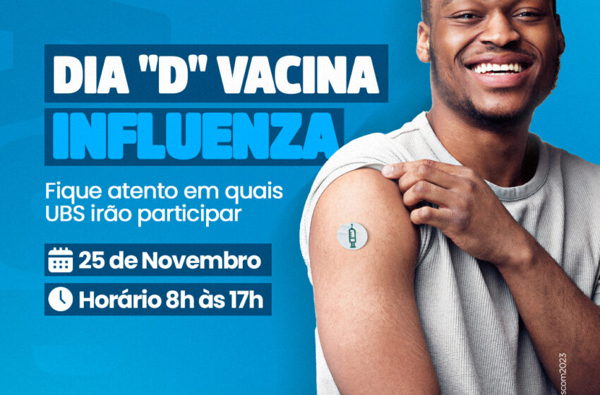  Prefeitura de Parauapebas realiza Dia D de vacinação contra influenza neste sábado, 25