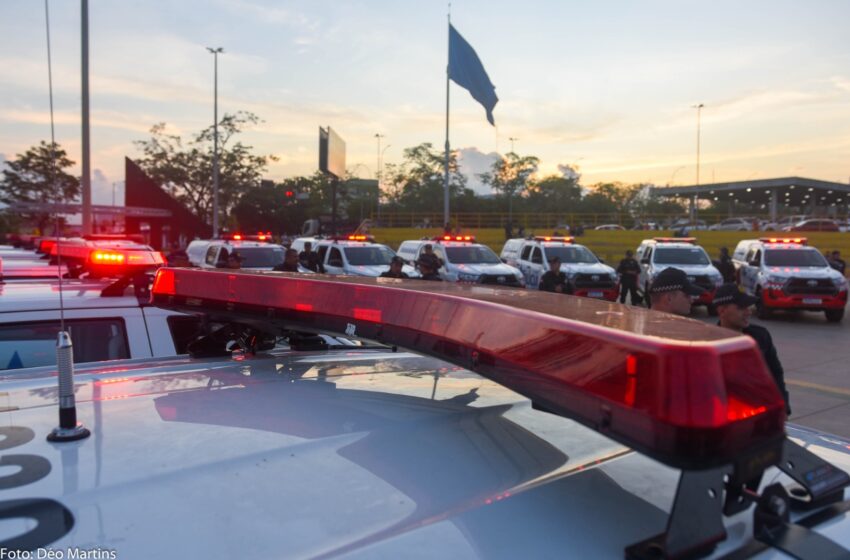  Governador Helder Barbalho faz a entrega de  32 viaturas novas para a Polícia Militar em Parauapebas