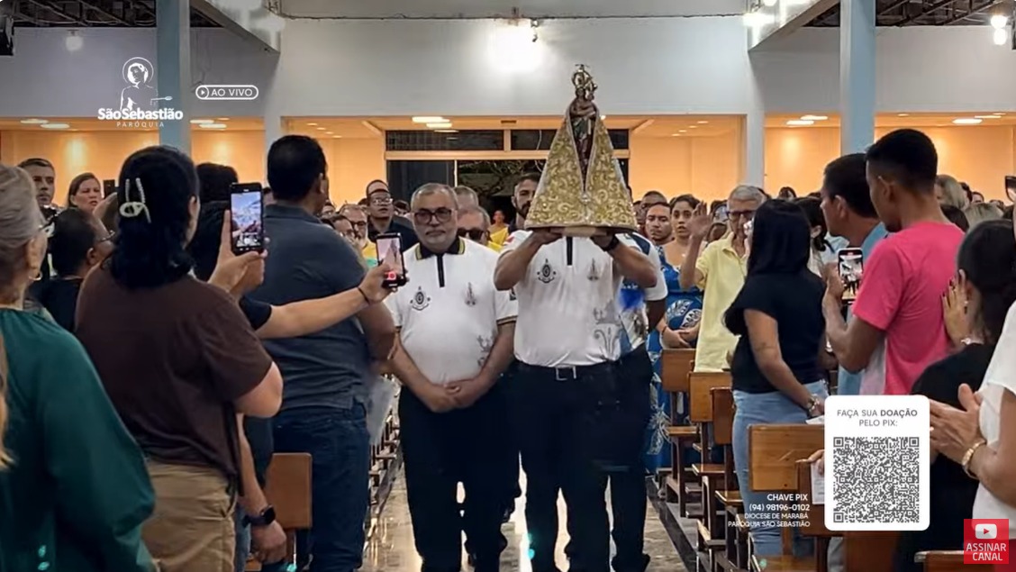  Ao Vivo – Santa Missa ao vivo diretamente da Paróquia São Sebastião – Parauapebas