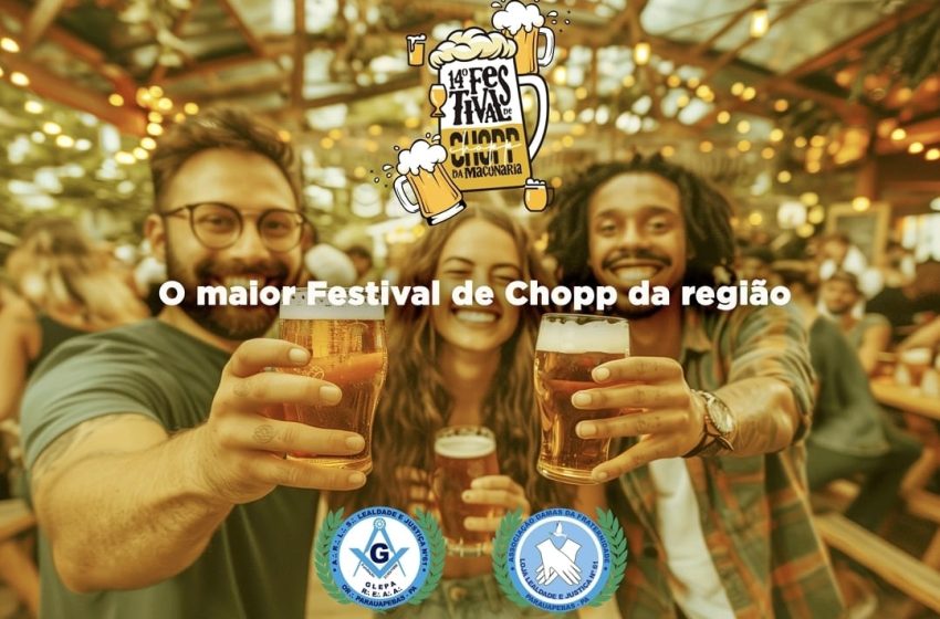  Vem aí, o Maior Festival de Chopp da Maçonaria de Parauapebas