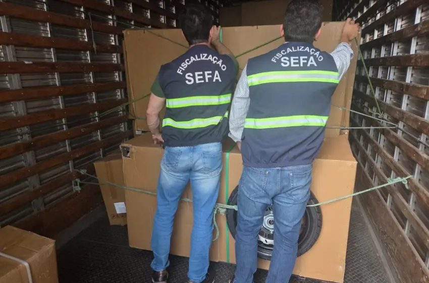  Sefa apreende carga milionária de motos no Pará e desvenda duas fraudes fiscais em uma semana