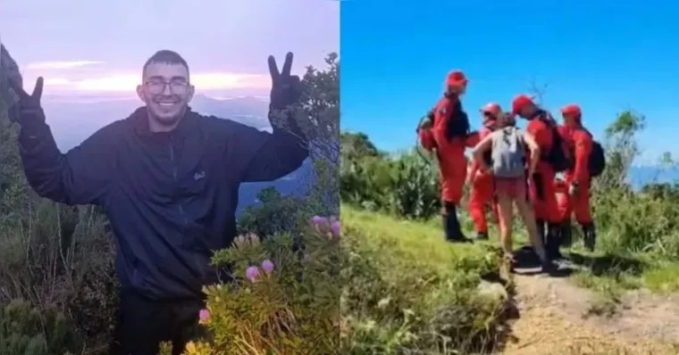 Jovem desaparecido no Pico do Paraná é encontrado com vida após quatro dias de buscas