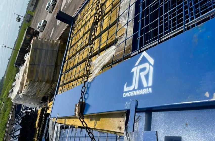  Fiscais da Sefa apreendem sistema de segurança portátil em Marabá