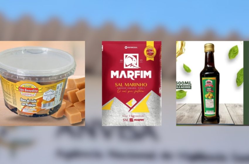 Anvisa proíbe venda de doce de leite, azeite e sal grosso de 3 marcas