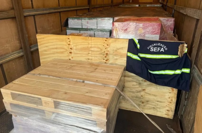  17.400 garrafas de uísque são apreendidas pela SEFA no Pará