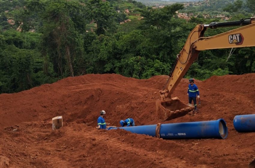Manutenção programada para interligação de nova adutora