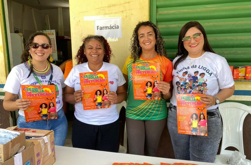  Carnaval com Saúde: Mineradora Ligga e Prefeitura promovem ação de prevenção nas Praças de Palmares Sul e Palmares II