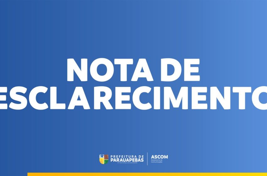 Prefeitura de Parauapebas detalha critérios legais para contratação de artistas e reafirma transparência