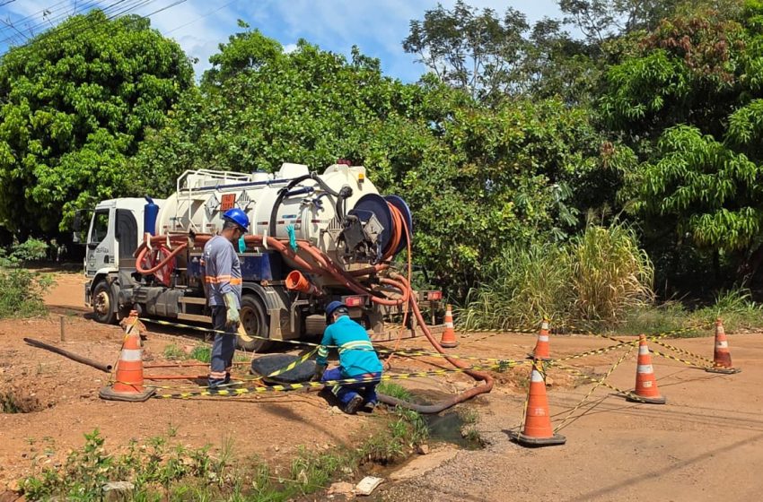  Águas do Pará intensifica ações de limpeza e conscientiza moradores sobre uso correto da rede de esgoto