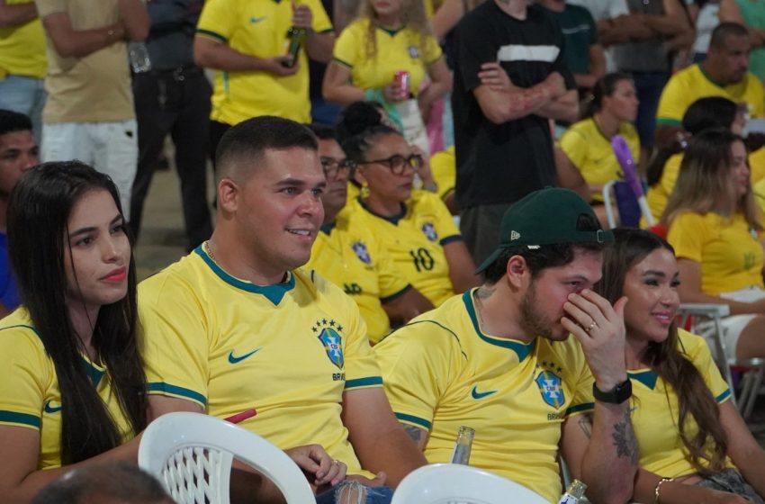 Prefeitura de Parauapebas instala telão e reúne centenas de torcedores para estreia do Brasil na Copa do Mundo 2026