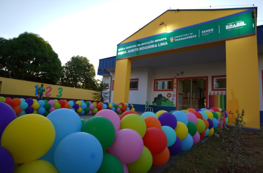 Parauapebas celebra entrega de escola infantil após 13 Anos, ampliando acesso à educação de qualidade