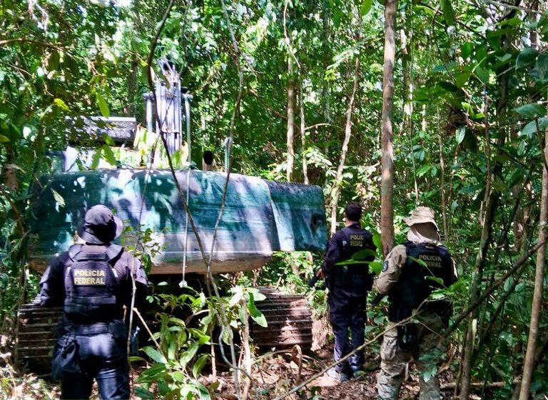  Operação Integrada da PF Desmantela Estrutura de Garimpo Ilegal em Terra Indígena no Sudoeste do Pará