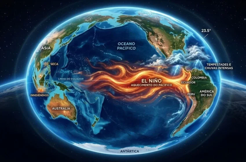 Aquecimento do Pacífico: El Niño extremo pode levar a 451 mil mortes e coloca Brasil em alerta