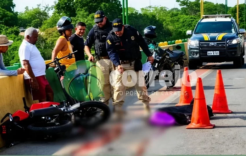  Acidente na ponte sobre o rio Itacaiunas deixa ciclista morto e dois feridos na Br-230 em Marabá