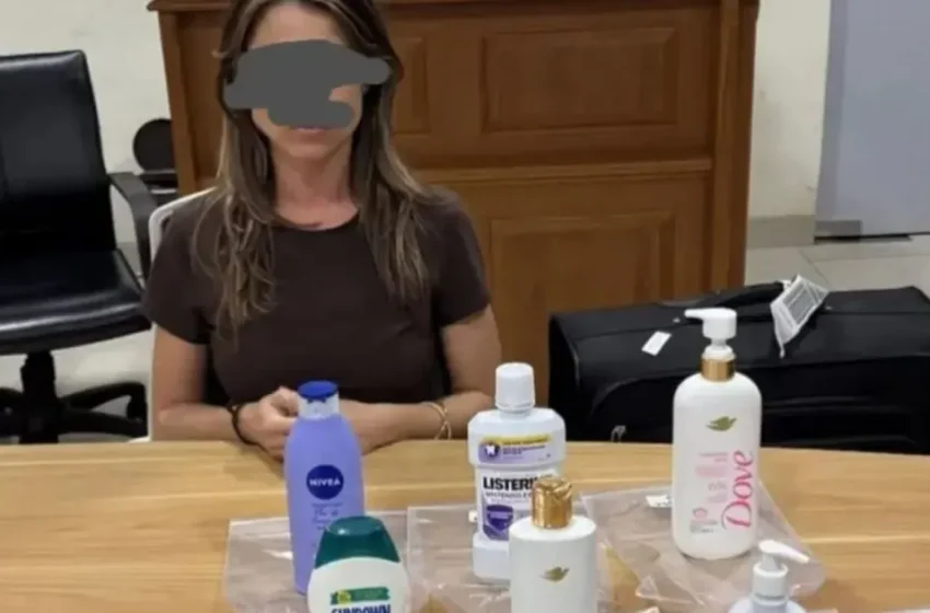 Brasileira é presa na Indonésia com cocaína líquida em frascos de cosméticos