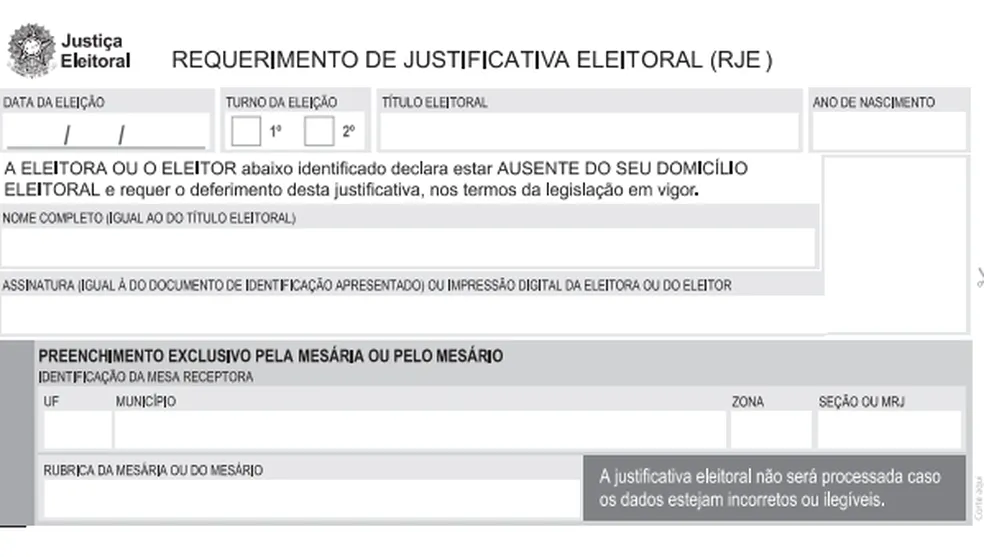 Entenda como justificar ausência nas eleições e regularizar sua situação