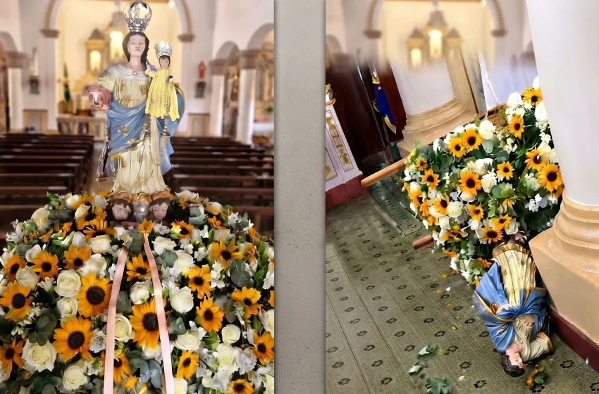  Homem é preso após invadir igreja e destruir imagem histórica em Minas Gerais