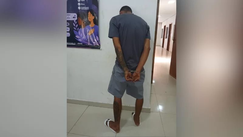  Homem é preso em flagrante após ameaçar companheira com facão em Marabá