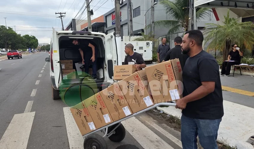 Logística eleitoral movimenta Marabá com distribuição de urnas para o pleito