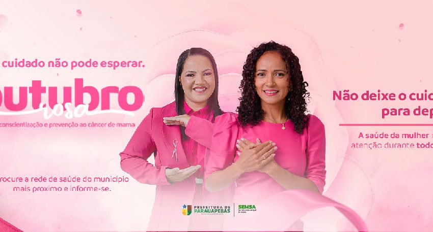 Outubro rosa reforça a importância da prevenção contínua contra o câncer de mama em Parauapebas