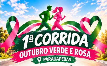 Parauapebas promove 1ª Corrida Outubro Verde e Rosa com foco em prevenção