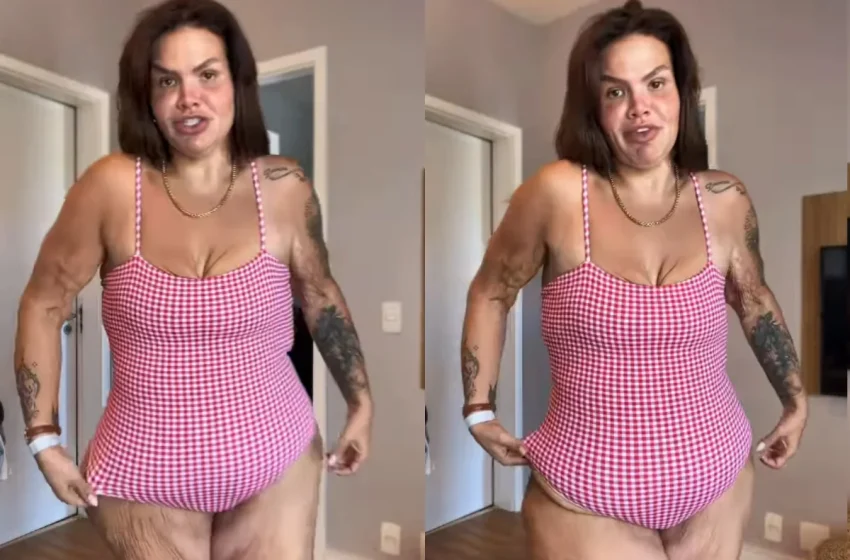 Thais Carla rebate críticas e fala sobre excesso de pele após perder 120 kg