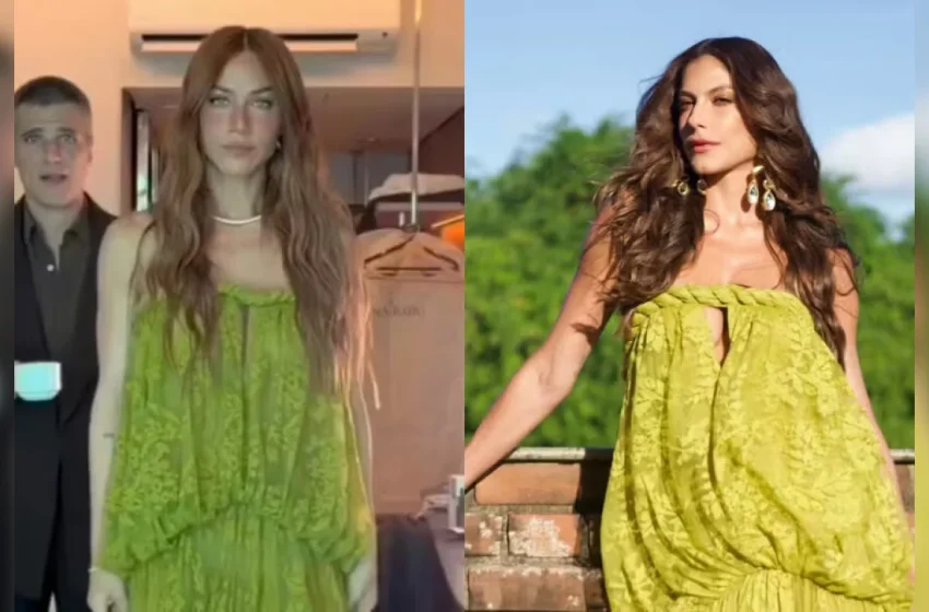 Vestido igual de Giovanna Ewbank e Mari Gonzalez chama atenção em casamento